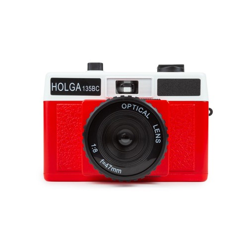 Fotocamera holga 135bc - fotocamera, rossa